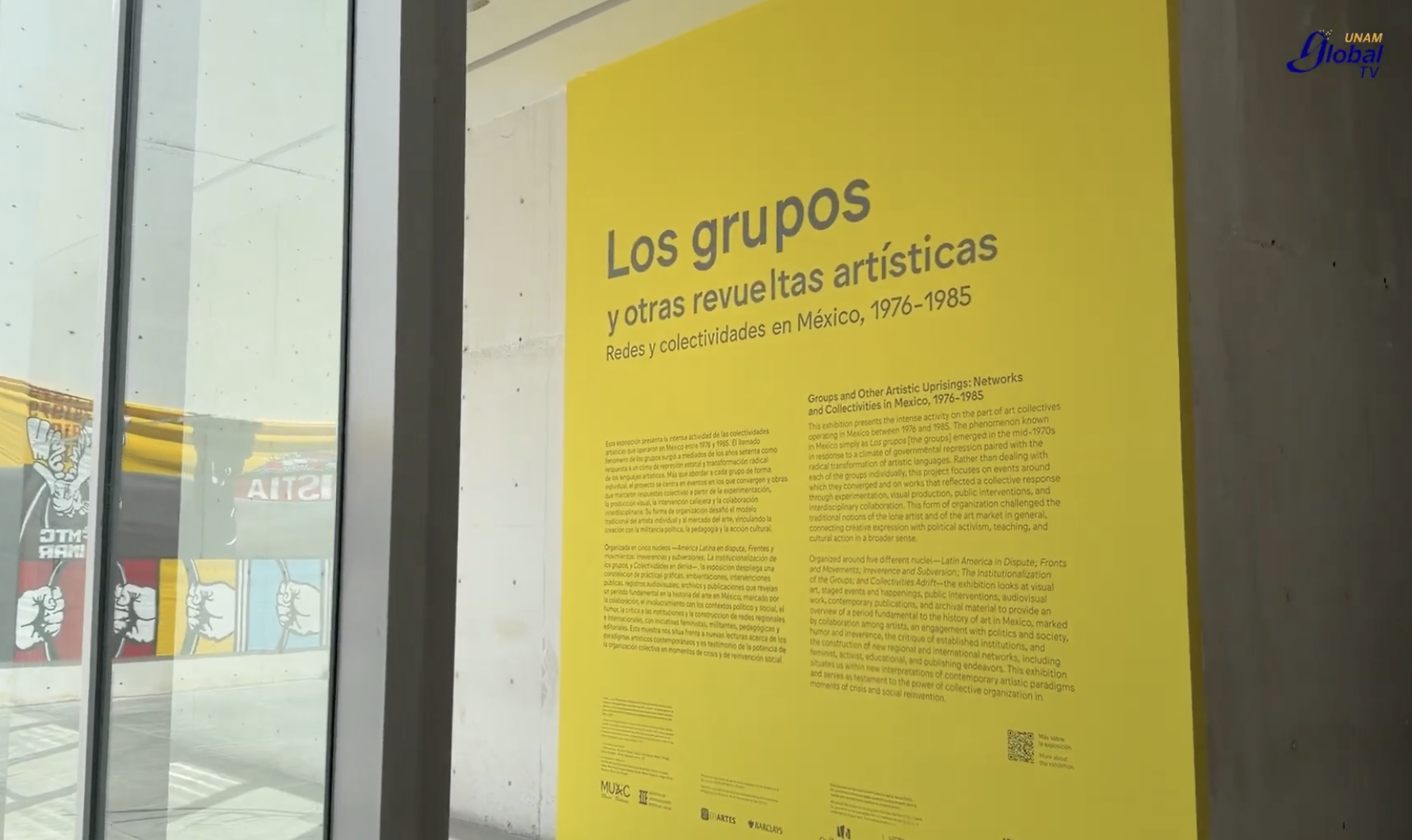 La exposición los grupos y otras revueltas artísticas, explora los vínculos entre estética y política
