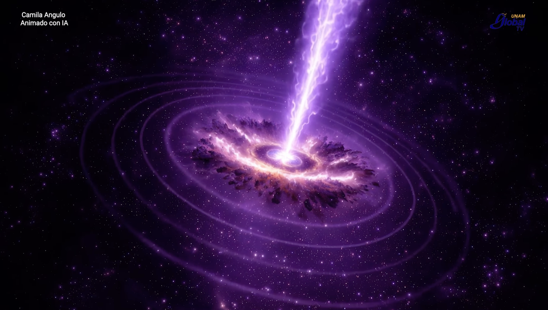 Capta el telescopio ‘Colibrí’ estallido proveniente de la colisión de dos estrellas de neutrones