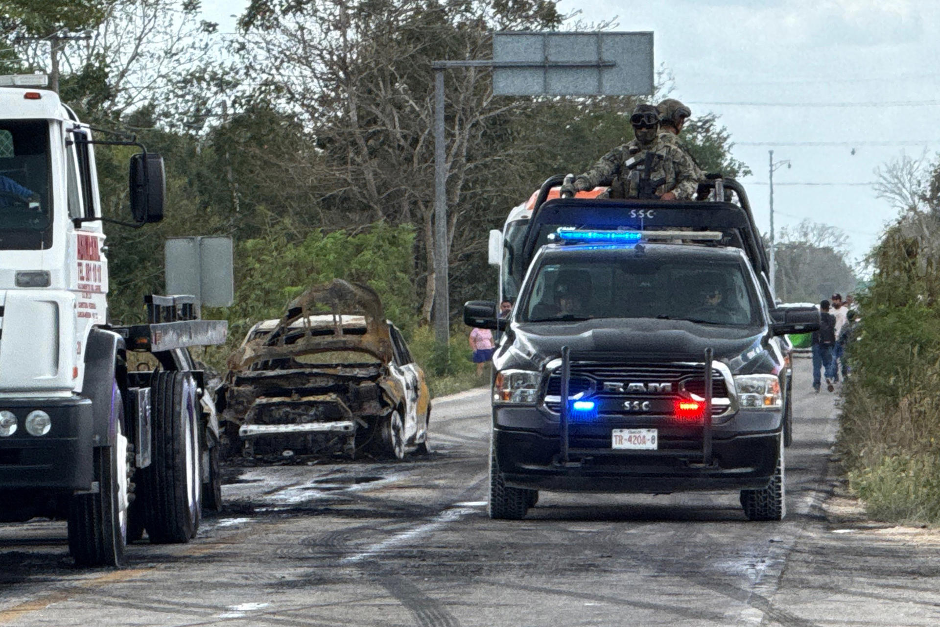 Gabinete de Seguridad reporta regreso a la normalidad en carreteras y vialidades tras violencia por el ‘Mencho’ Gabinete de Seguridad reporta regreso a la normalidad en carreteras y vialidades tras violencia por el ‘Mencho’