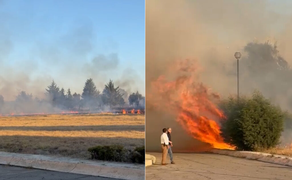 Reportan incendio en fábrica de Huejotzingo, Puebla; bomberos no acuden