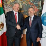 Canciller De la Fuente se reúne con el secretario de la OCDE, Mathias Cormann