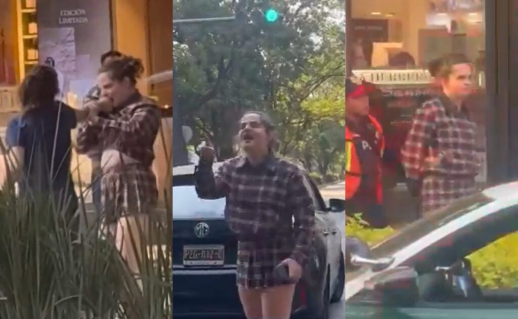 Video: ‘Lady Naucalpan’ golpea y muerde a ciclista en Polanco; ya fue liberada tras horas de su detención
