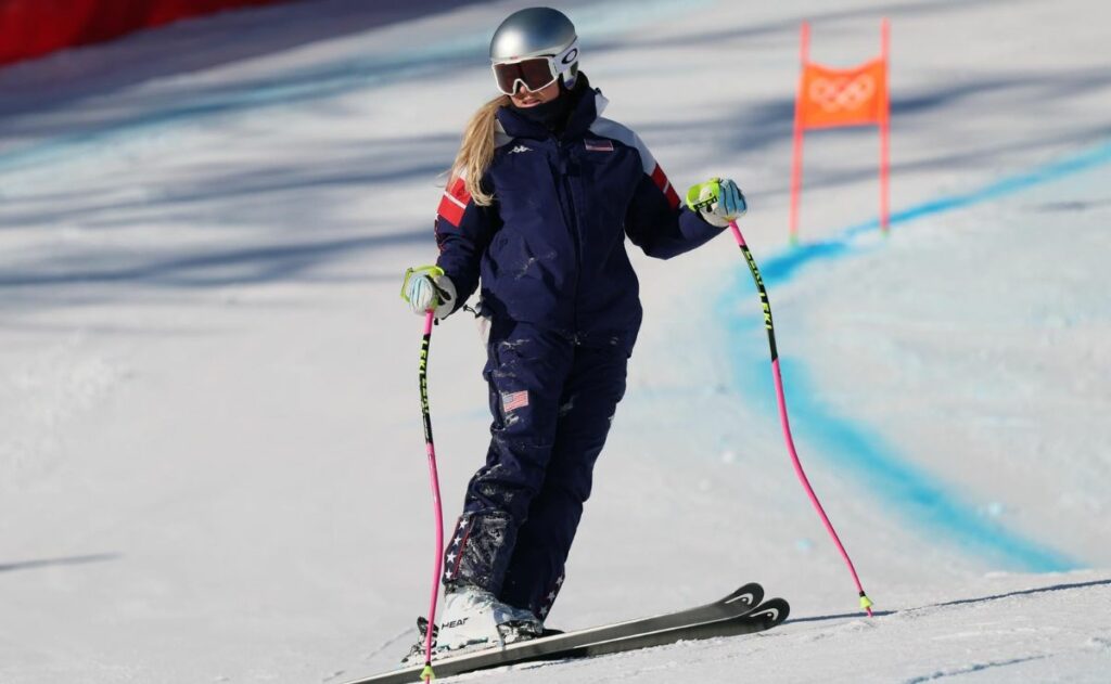 Revelan estado de salud de la esquiadora Lindsey Vonn tras caída en Milano-Cortina