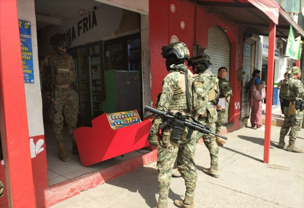 Marina asegura 18 máquinas tragamonedas en Nayarit