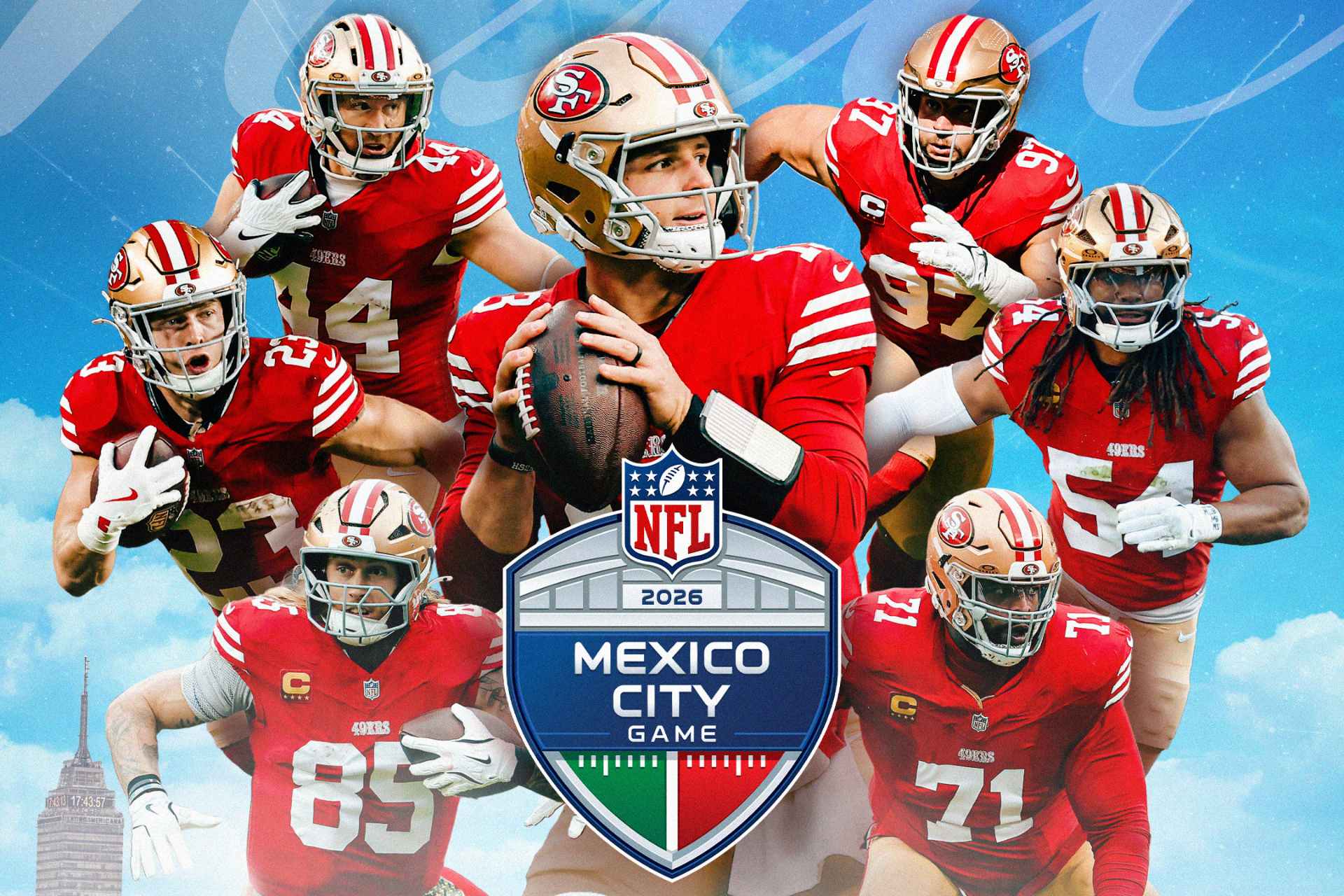 Oficial: San Francisco 49ers jugarán un partido en la CDMX para la temporada 2026