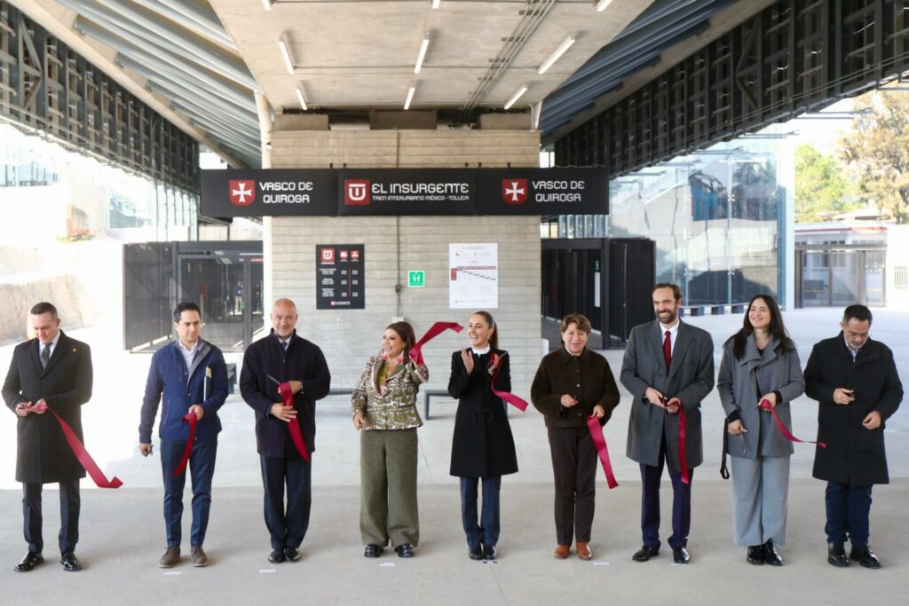 Sheinbaum inaugura tramo Santa Fe-Observatorio del Tren “El Insurgente”