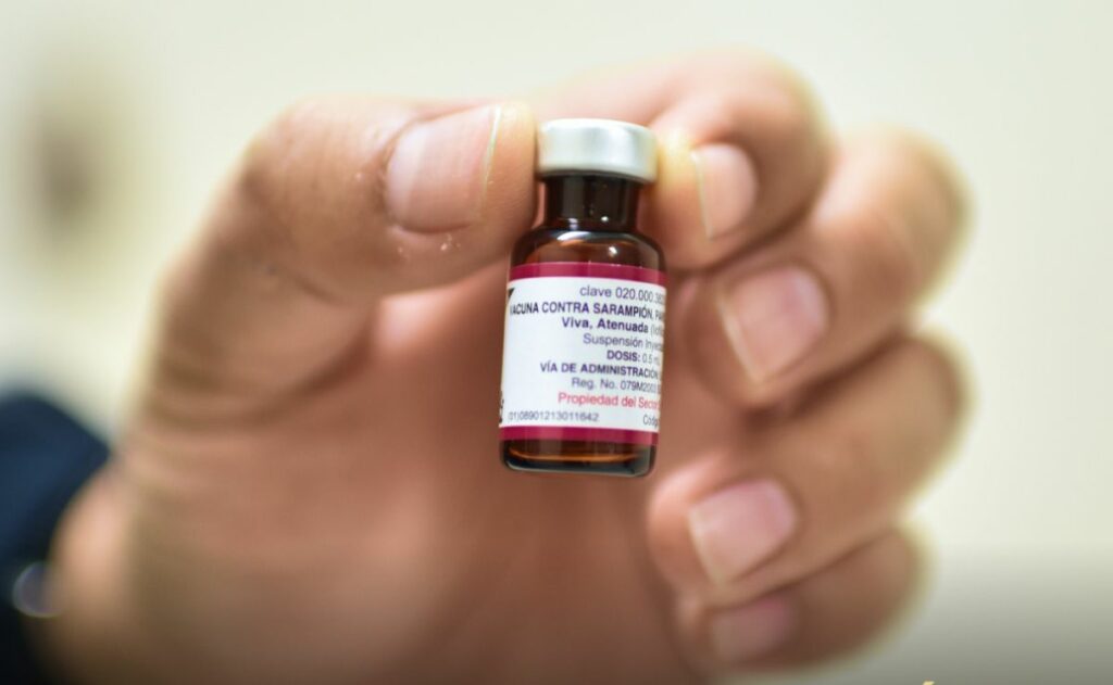 México cuenta con 23 millones de vacunas disponibles contra el sarampión