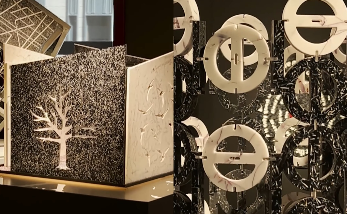 Artistas convierten residuos de billetes en arte con la exposición ‘Ensambles’ en el Museo Banco de México