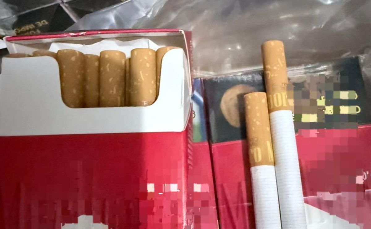 Marina asegura en el AICM más de una tonelada de cigarros ilegales