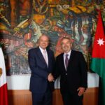Canciller De la Fuente recibe al presidente del Senado de Jordania