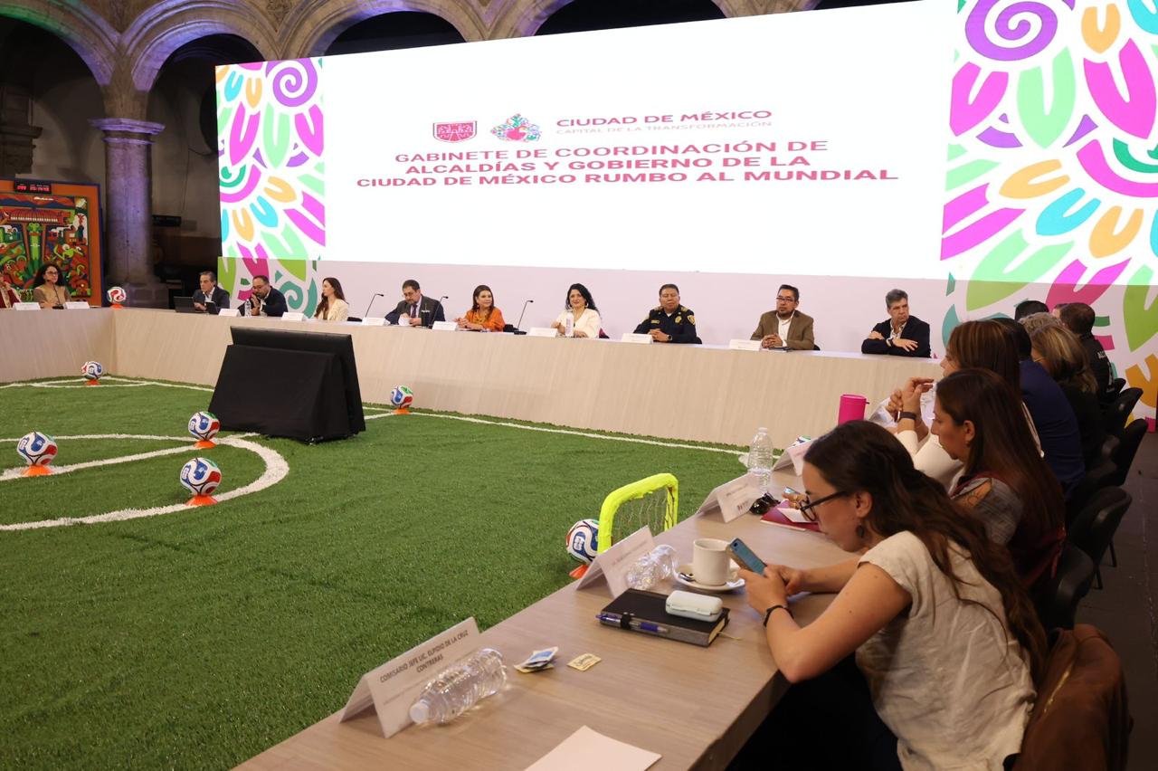 CDMX instala gabinete rumbo al Mundial 2026; refuerzan seguridad e infraestructura