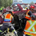 Carambola en carretera 57 de Querétaro deja 2 muertos y 15 heridos
