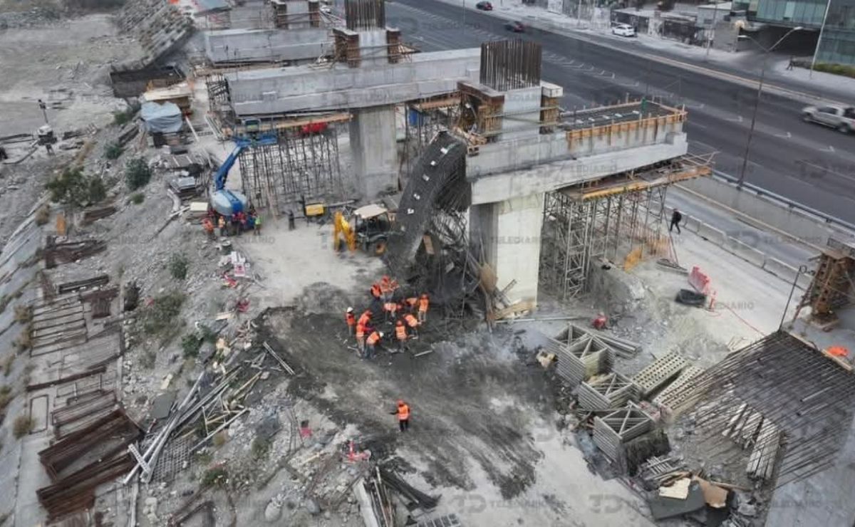 Colapsa estructura en L4 del Metro de Monterrey; hay cuatro heridos Colapsa estructura en L4 del Metro de Monterrey; hay cuatro heridos