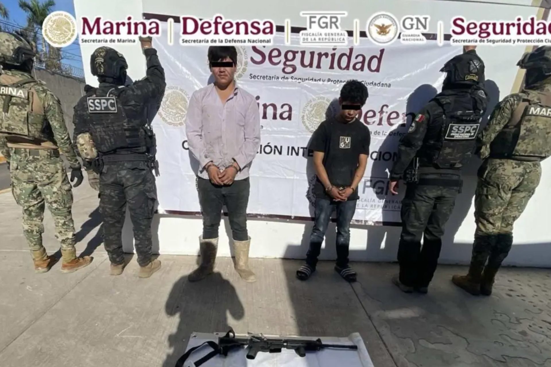 Detienen a dos miembros de ‘Comandante R24’ del Cártel de Sinaloa