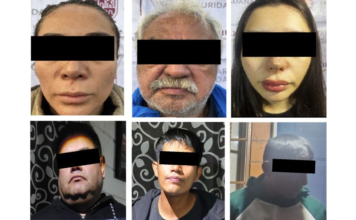 Detienen a 6 personas y aseguran más de mil dosis de droga en CDMX