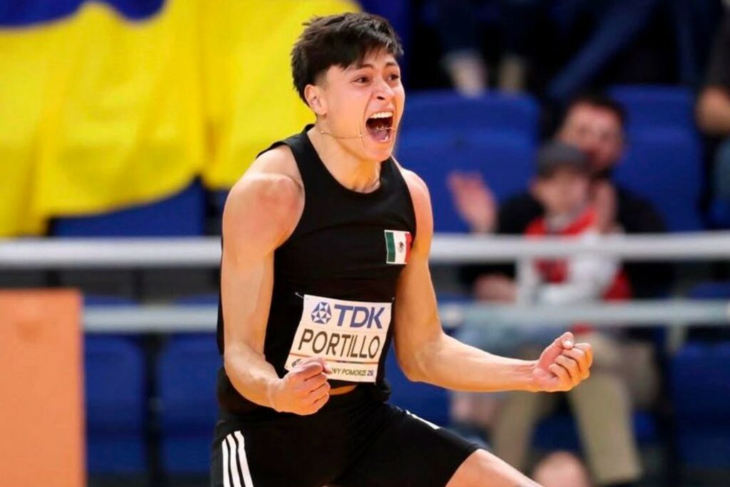 Erick Portillo logra histórica plata en el salto de altura del Mundial de Atletismo Indoor