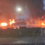 Video: Se registra incendio en inmediaciones de Refinería Olmeca