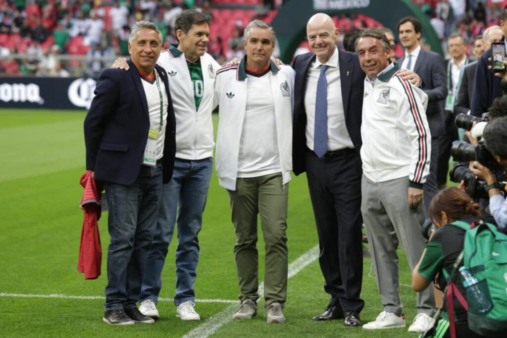 Gianni Infantino y Emilio Azcárraga presentes en la reapertura del Estadio Banorte