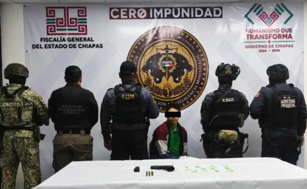 Detienen a ‘el Chinito’, relacionado con ataque a bares en Chiapas