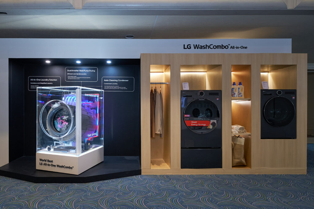 Cocinas de lujo y hogares conectados con IA - lg-wash-combo-1024x683