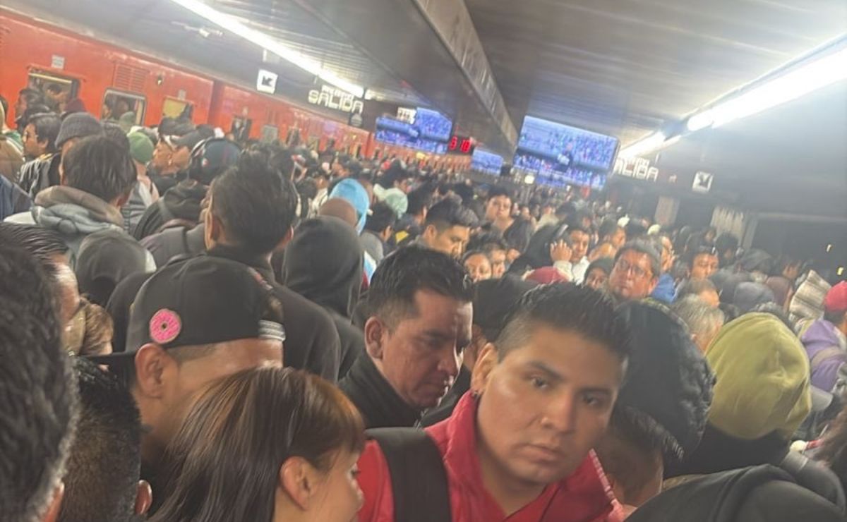 “Afluencia alta” afecta la circulación en cinco líneas del Metro CDMX