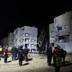 Unos 120 de heridos en dos impactos de misiles iraníes en el sur de Israel