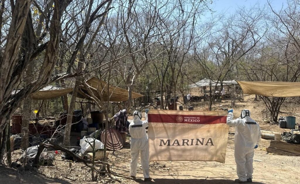 Marina neutraliza narcolaboratorio en Sinaloa
