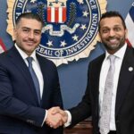 Omar García Harfuch se reúne con el director del FBI