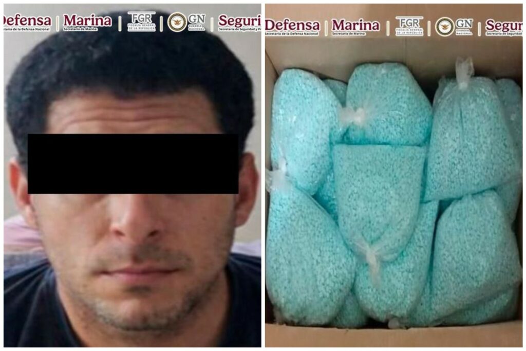 Aseguran 270 kilos de fentanilo y detienen a líder criminal en Colima