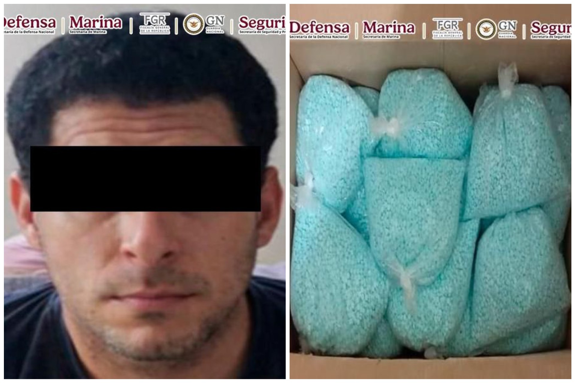 Aseguran 270 kilos de fentanilo y detienen a líder criminal en Colima