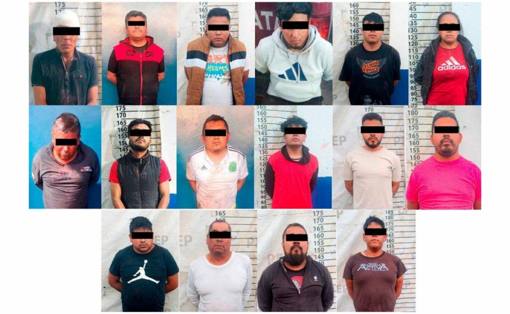 Marina detiene a 16 presuntos miembros de La Familia Michoacana en Puebla