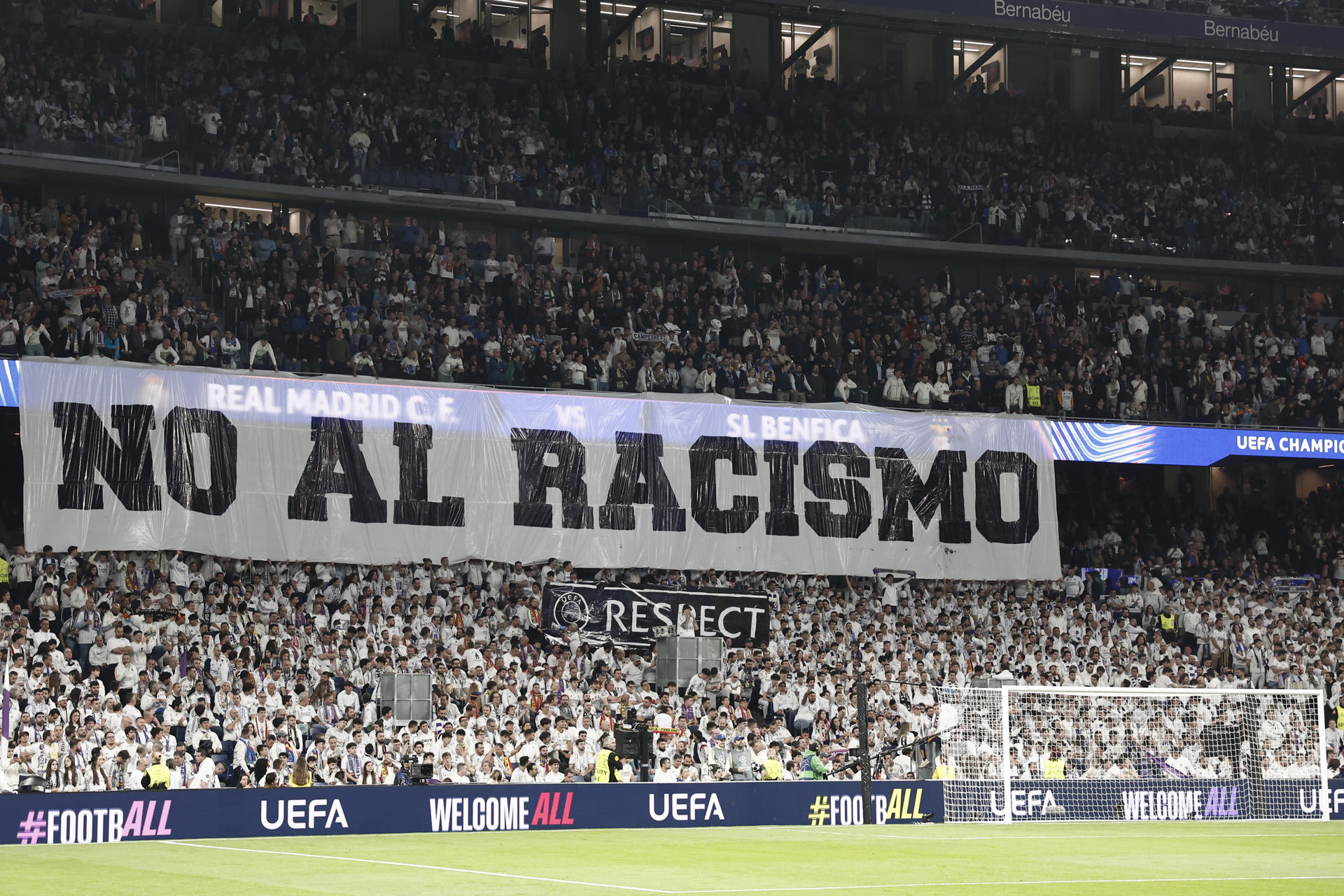 UEFA multa al Real Madrid por comportamiento racista de aficionado