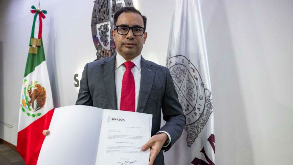 Sinuhé Téllez López es nombrado titular de Seguridad Pública de Sinaloa