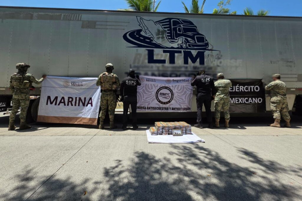 Aseguran más 60 kilos de cocaína en Colima; hay cuatro detenidos