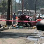 Tráiler embiste a dos autos en Calzada Ignacio Zaragoza, CDMX; hay dos muertos