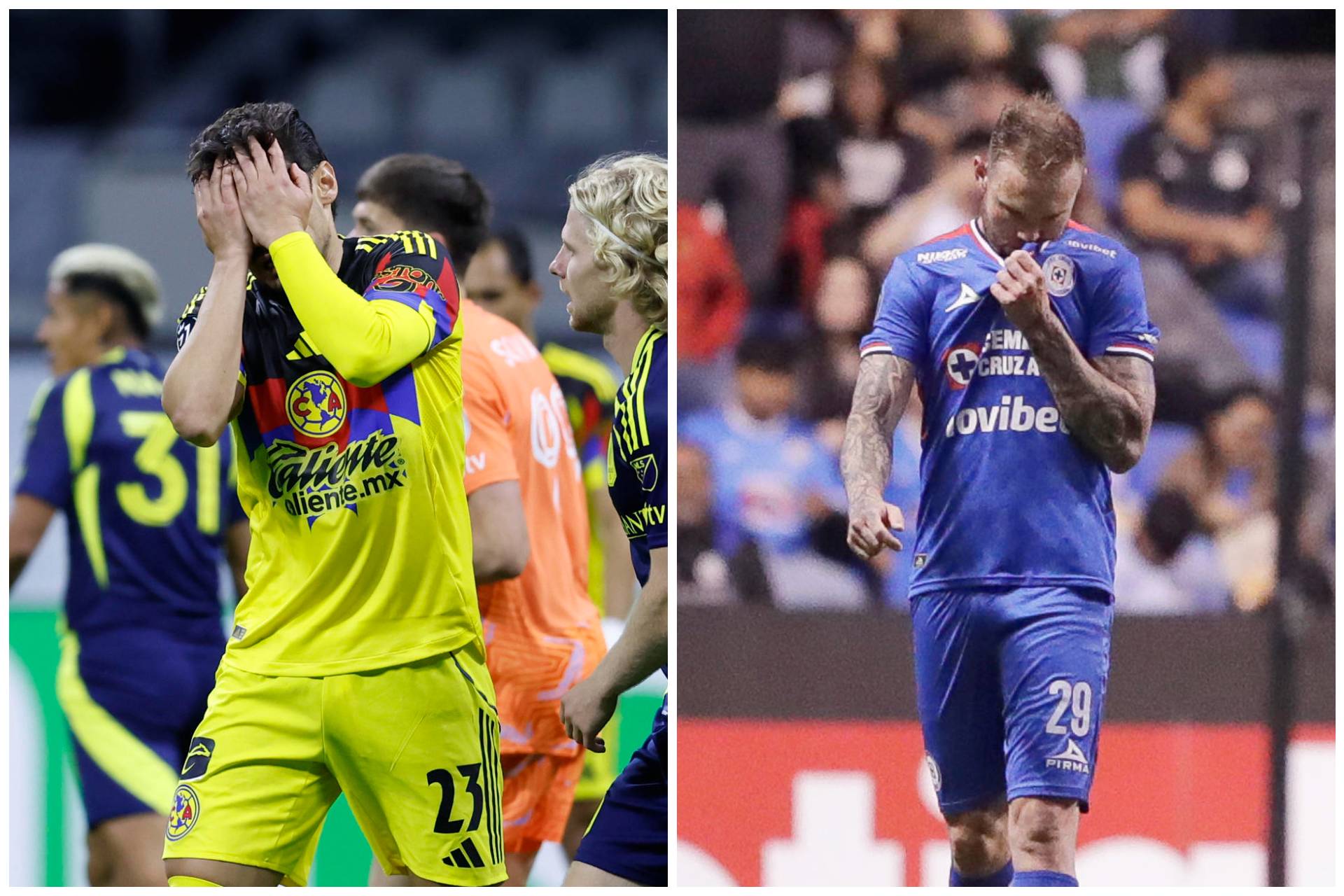 Noche negra de la Liga MX en Copa de la Campeones de la Concacaf: América y Cruz Azul, eliminados