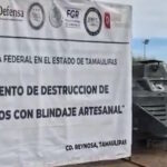 Destruyen en Reynosa 18 “monstruos” del crimen organizado