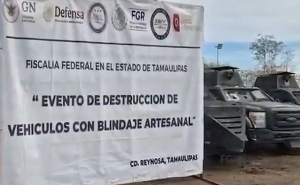 Destruyen en Reynosa 18 “monstruos” del crimen organizado