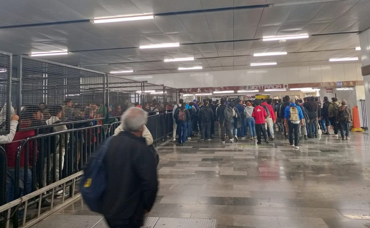 Metro CDMX, con dosificación de usuarios por alta afluencia
