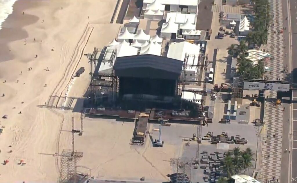 Muere un trabajador durante el montaje del escenario para concierto de Shakira