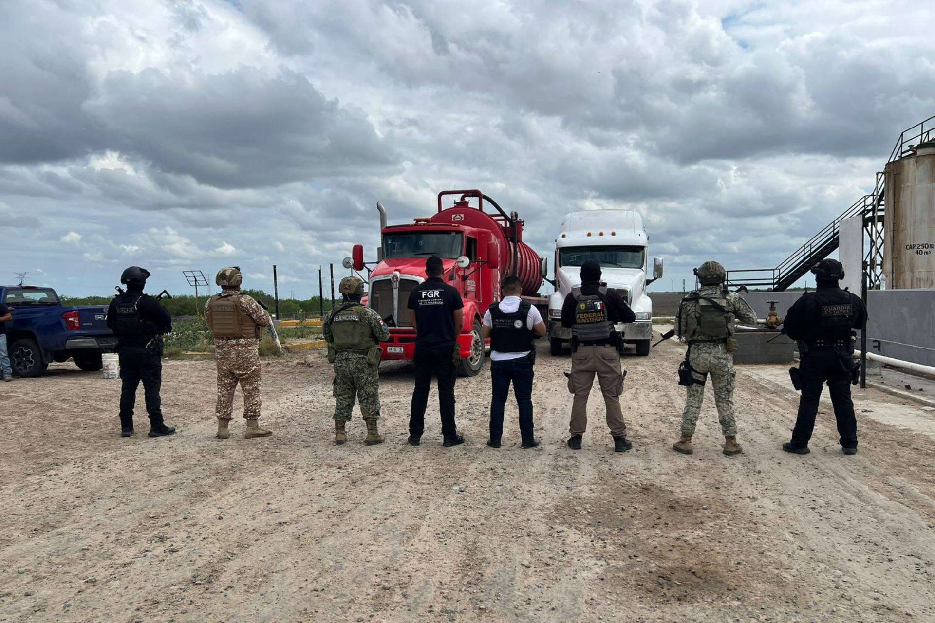 Localizan pipa con reporte de robo dentro de subestación de Pemex en Reynosa, Tamaulipas