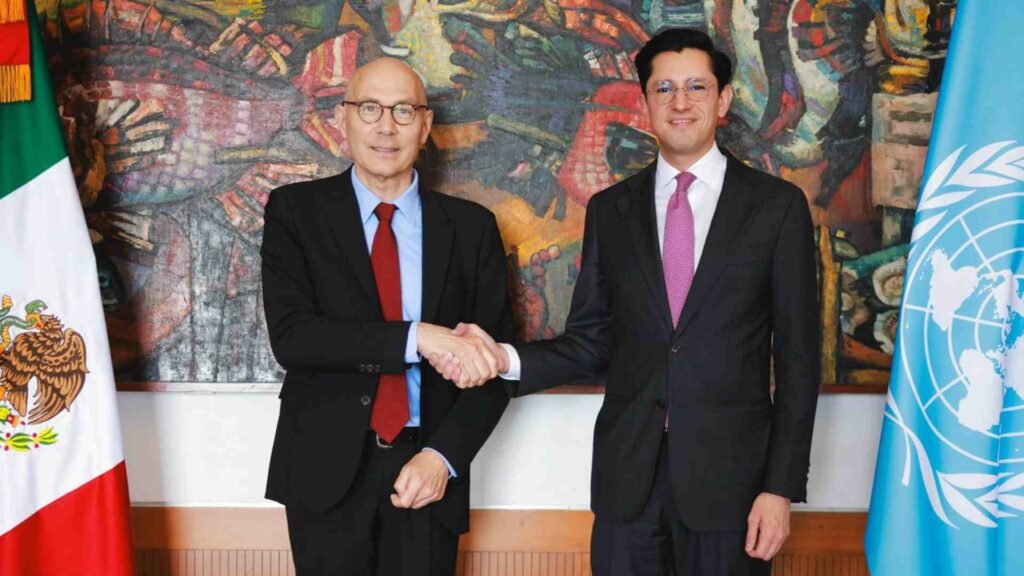 Roberto Velasco reafirma cooperación en derechos humanos tras reunión con la ONU