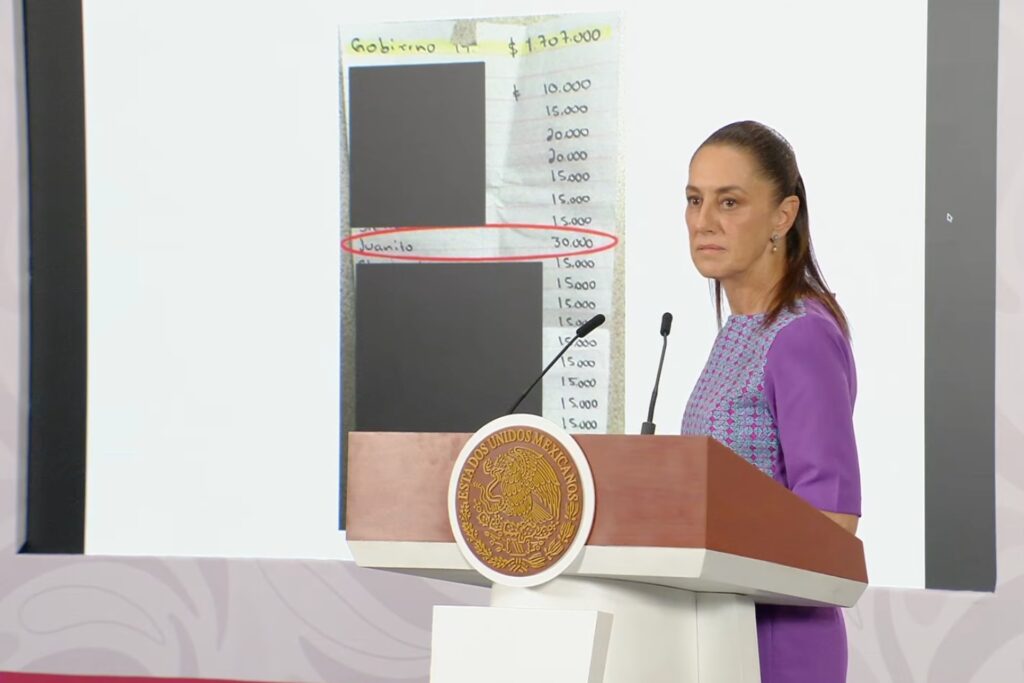 “Es una hoja de papel”: Sheinbaum cuestiona prueba que envió EE.UU. contra Rocha Moya y otros 9 funcionarios