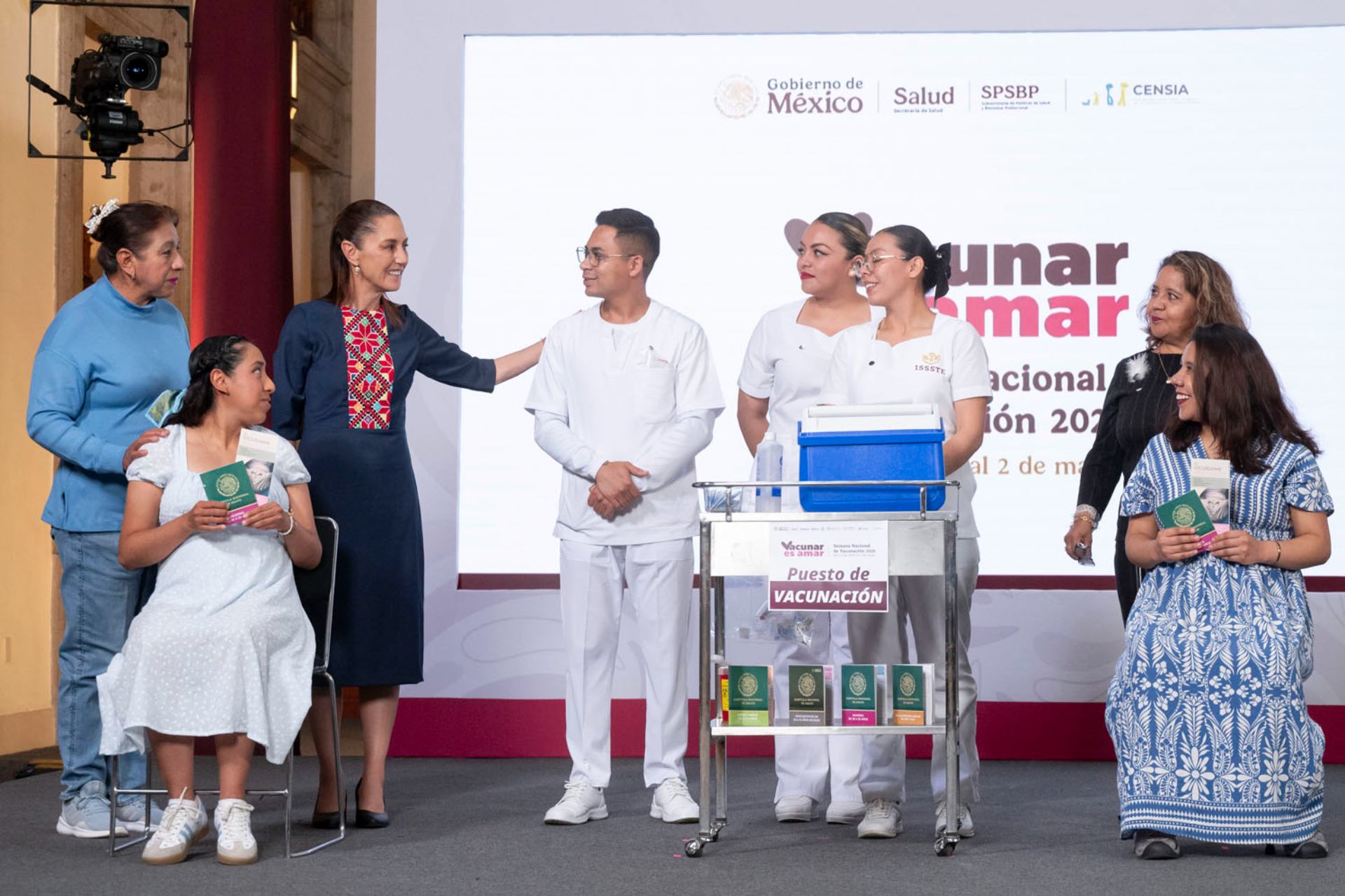 Sheinbaum anuncia que la Semana Nacional de Vacunación se extenderá hasta mayo