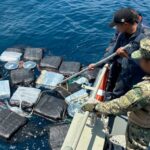 Aseguran casi una tonelada de cocaína frente a costas de Chiapas