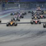 Lando Norris gana sprint de Miami; Checo Pérez finaliza en el puesto 17