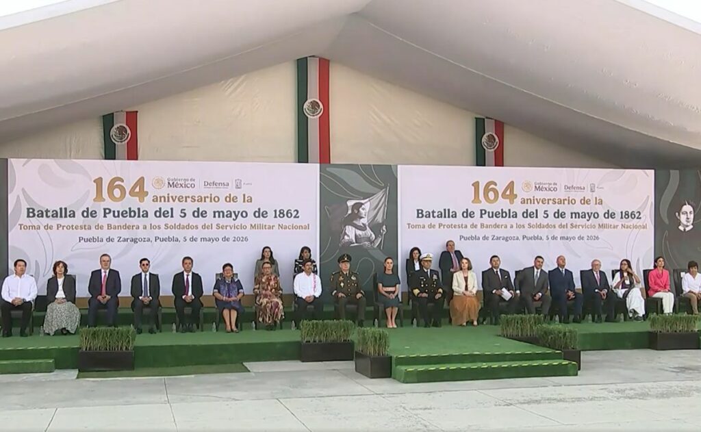 Presidenta Sheinbaum conmemora el 164 aniversario de la Batalla de Puebla