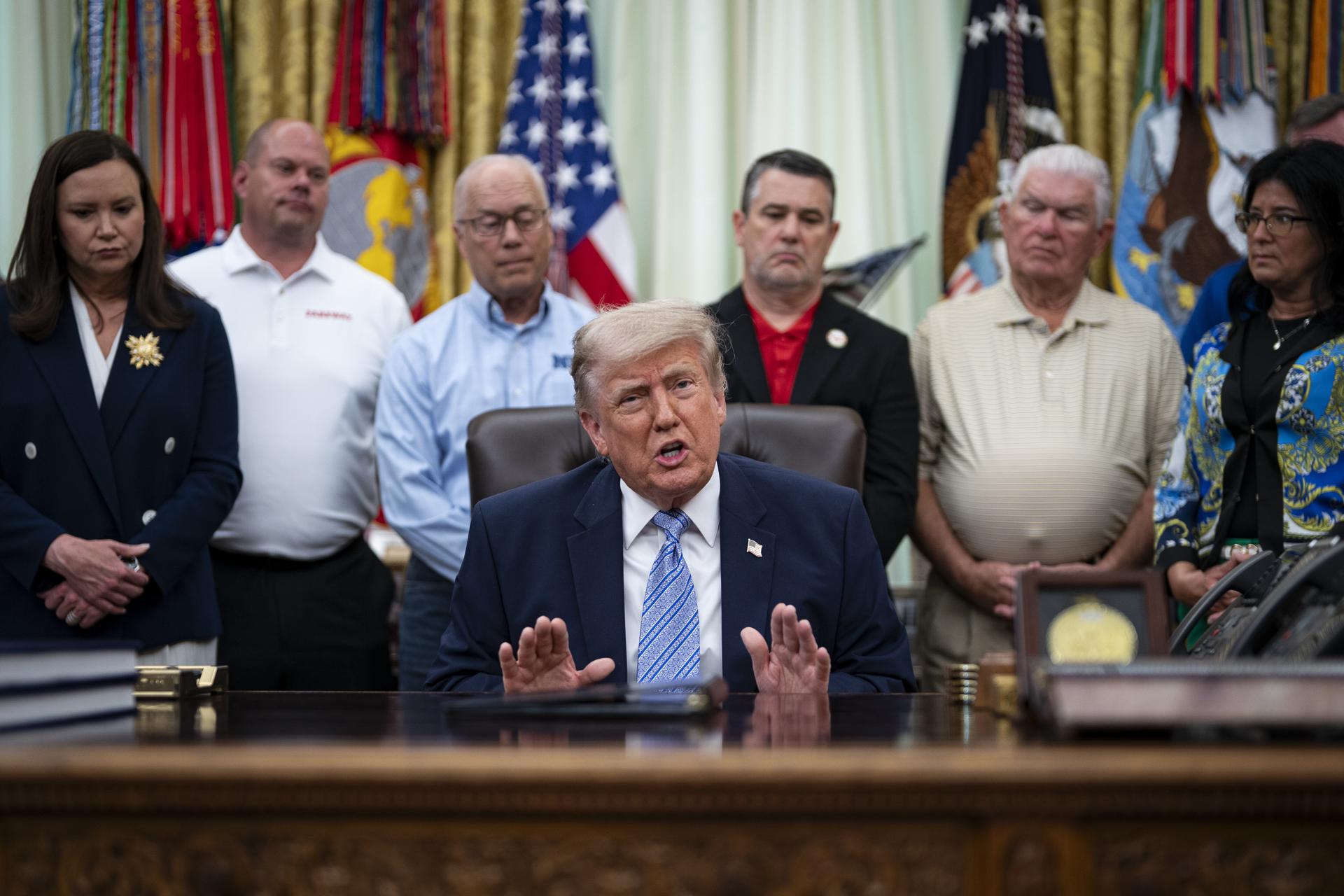 Trump da marcha atrás y anuncia el despliegue de 5 mil soldados en Polonia Trump da marcha atrás y anuncia el despliegue de 5 mil soldados en Polonia