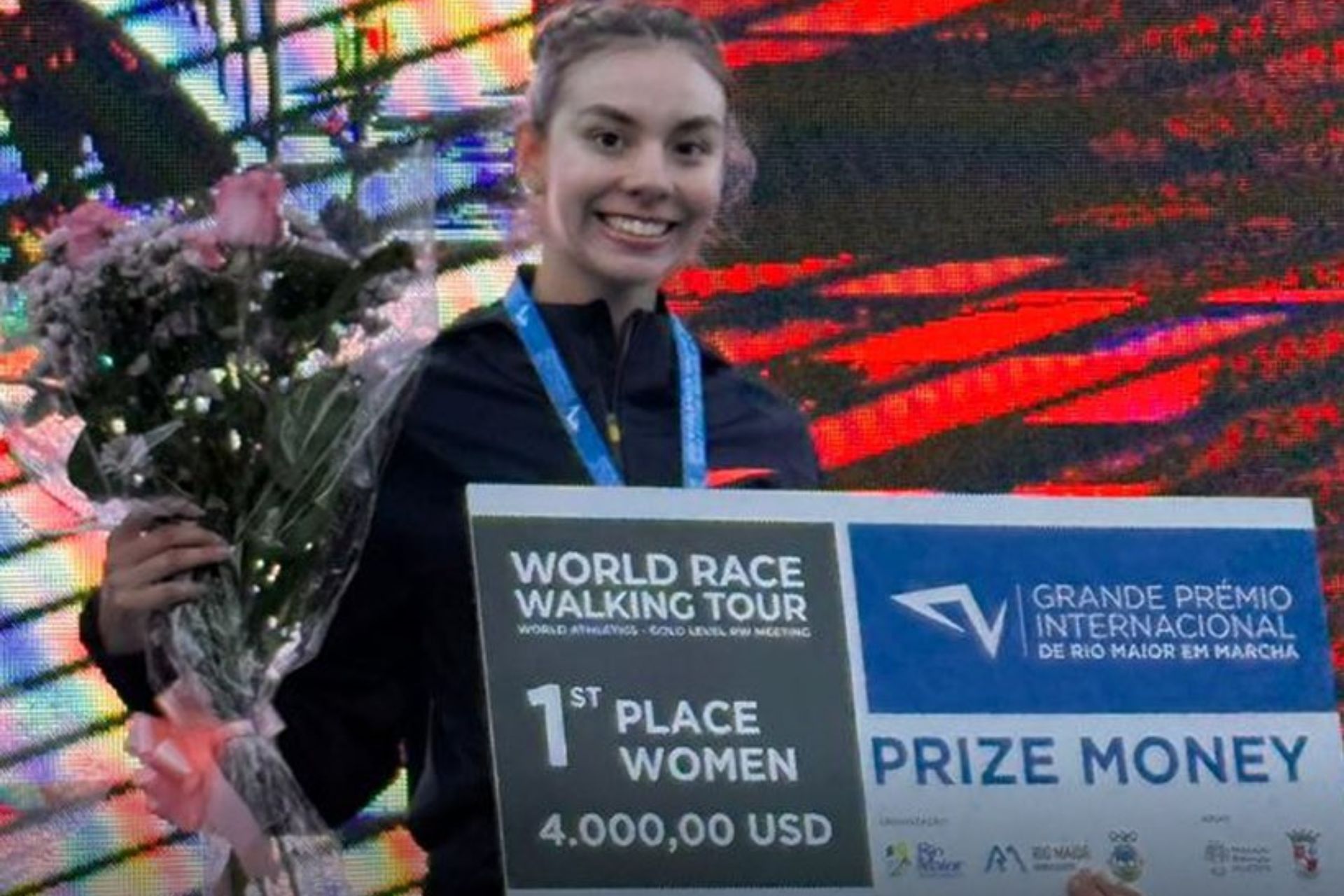 Con récord nacional de Alegna González, México domina la marcha en Portugal