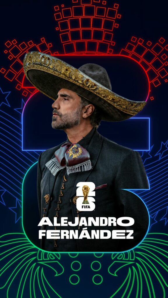 Alejandro Fernández, Los Ángeles Azules y Maná participarán en la inauguración del Mundial 2026 - alejandro-fernandez-los-angeles-azules-y-mana-participaran-en-la-inauguracion-del-mundial-2026-576x1024